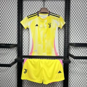 24/25 Kids Juventus Away Yellow Jersey