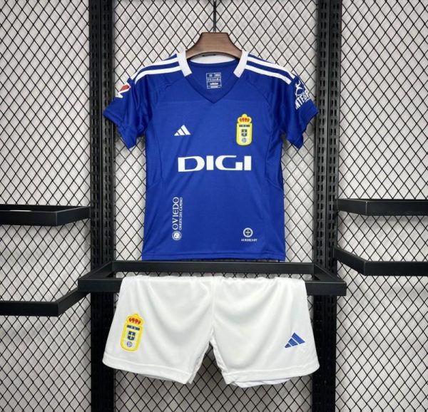 24/25 Kids Real Oviedo Home Jersey