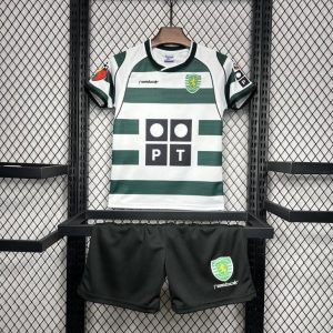 Retro 01/03 Kids Sporting CP Home Jersey