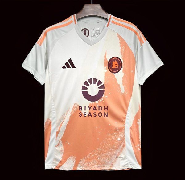 24/25 AS Roma Away White Jersey